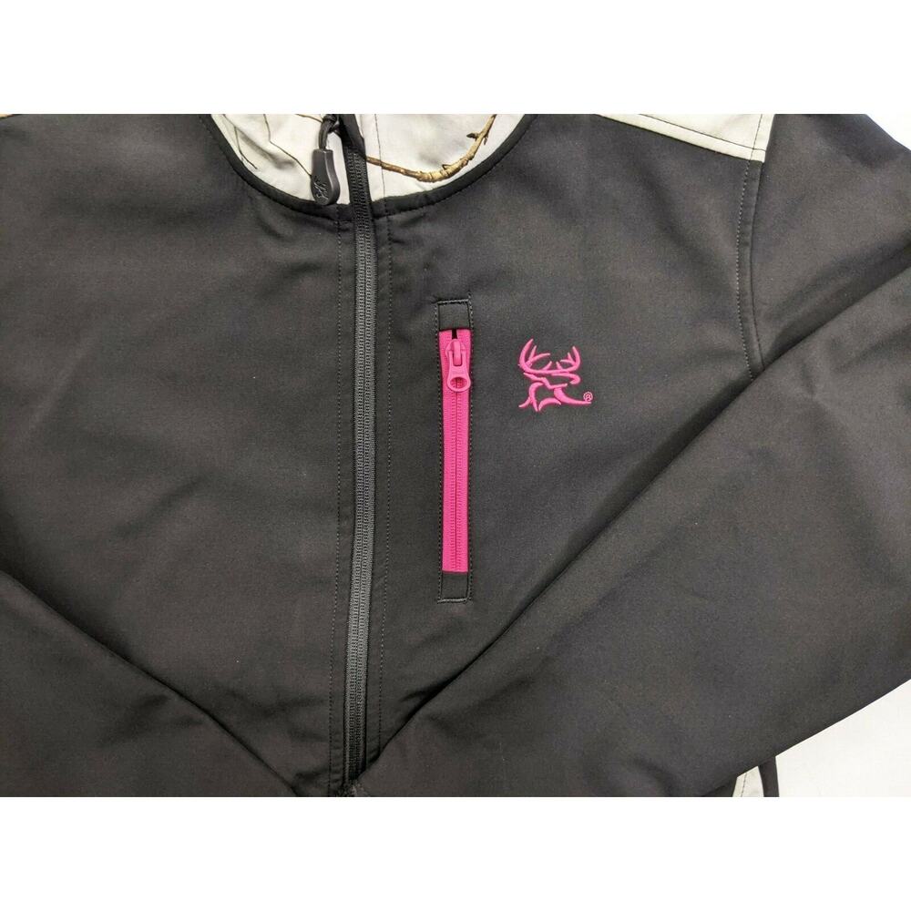 Bushmaster Jacket Women's Size Small Softshell Hunting Camo Trim Zip Up Outdoor - Picture 7 of 10